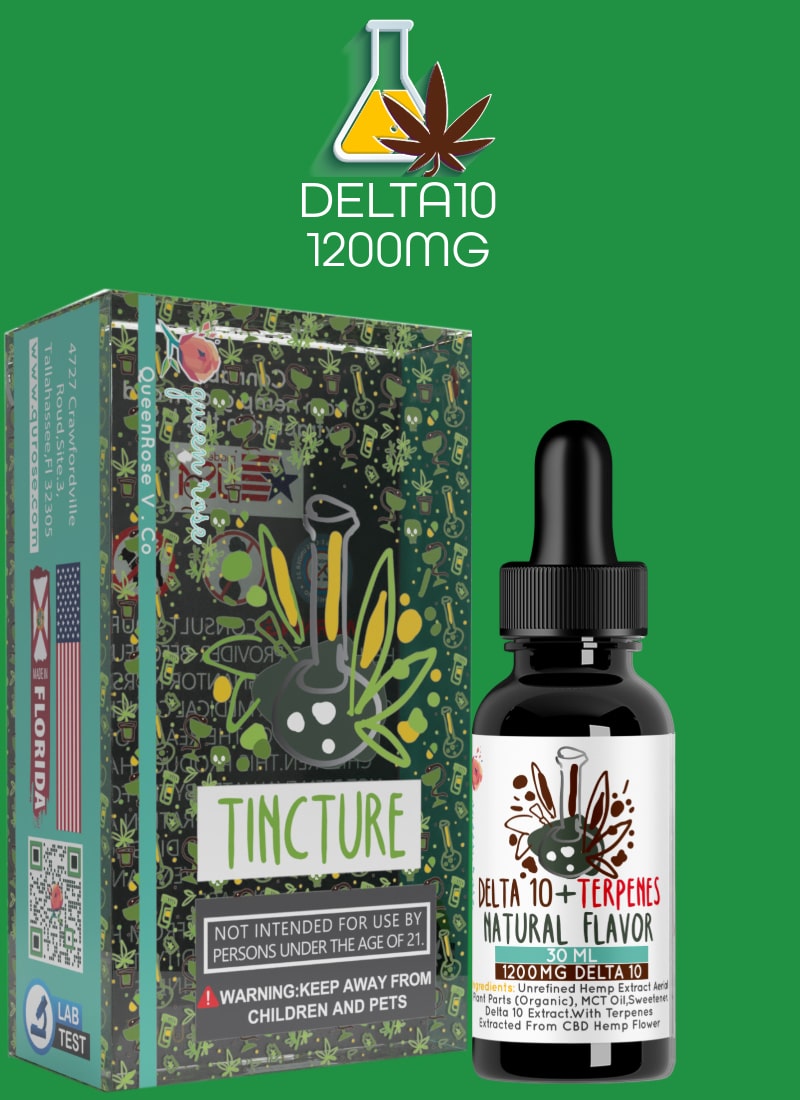 DELTA 10 (1200 MG) Tincture With Live Resin 30 Ml
