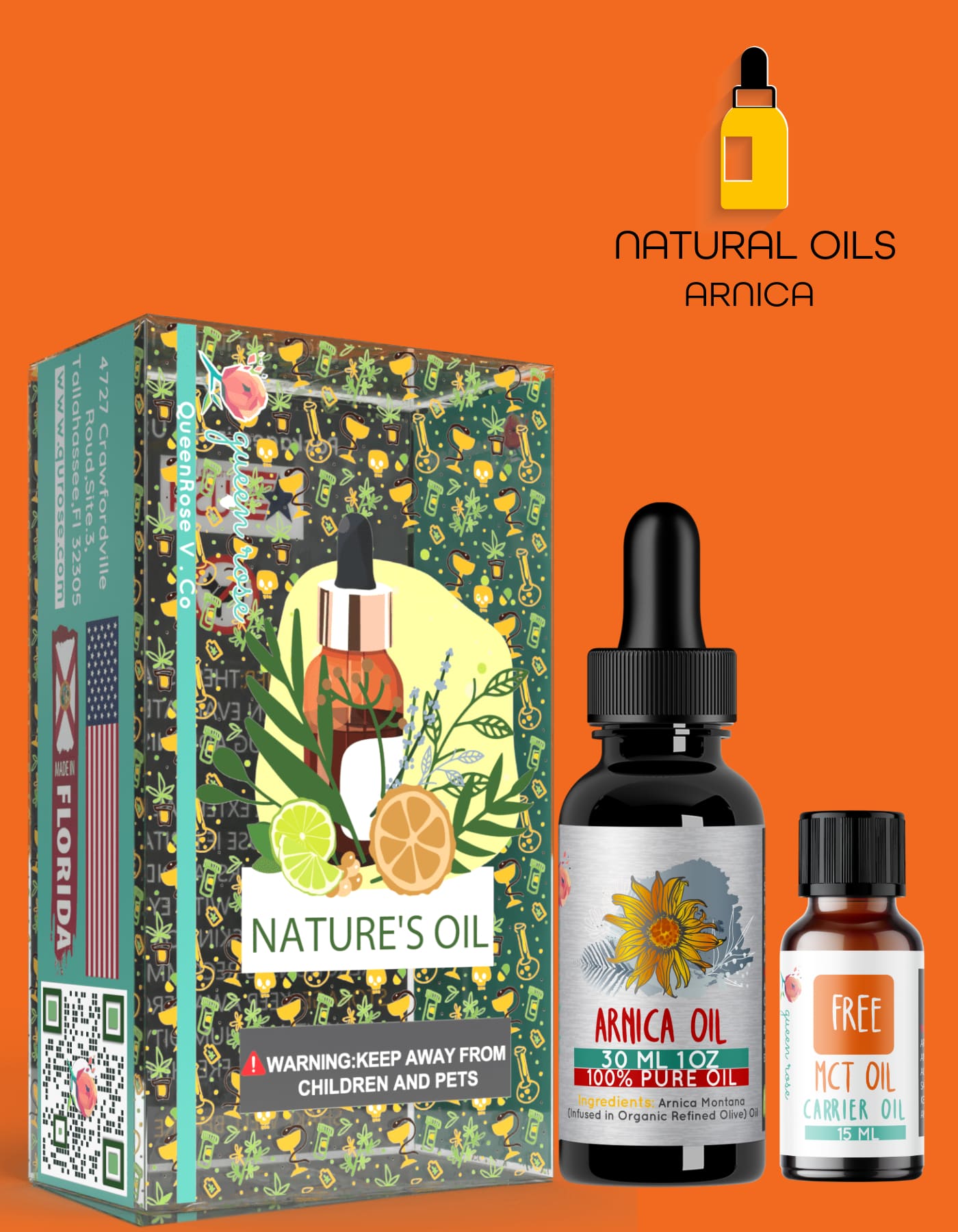 ARNICA ESSENTIAL OIL 30 Ml  &  60 Ml
