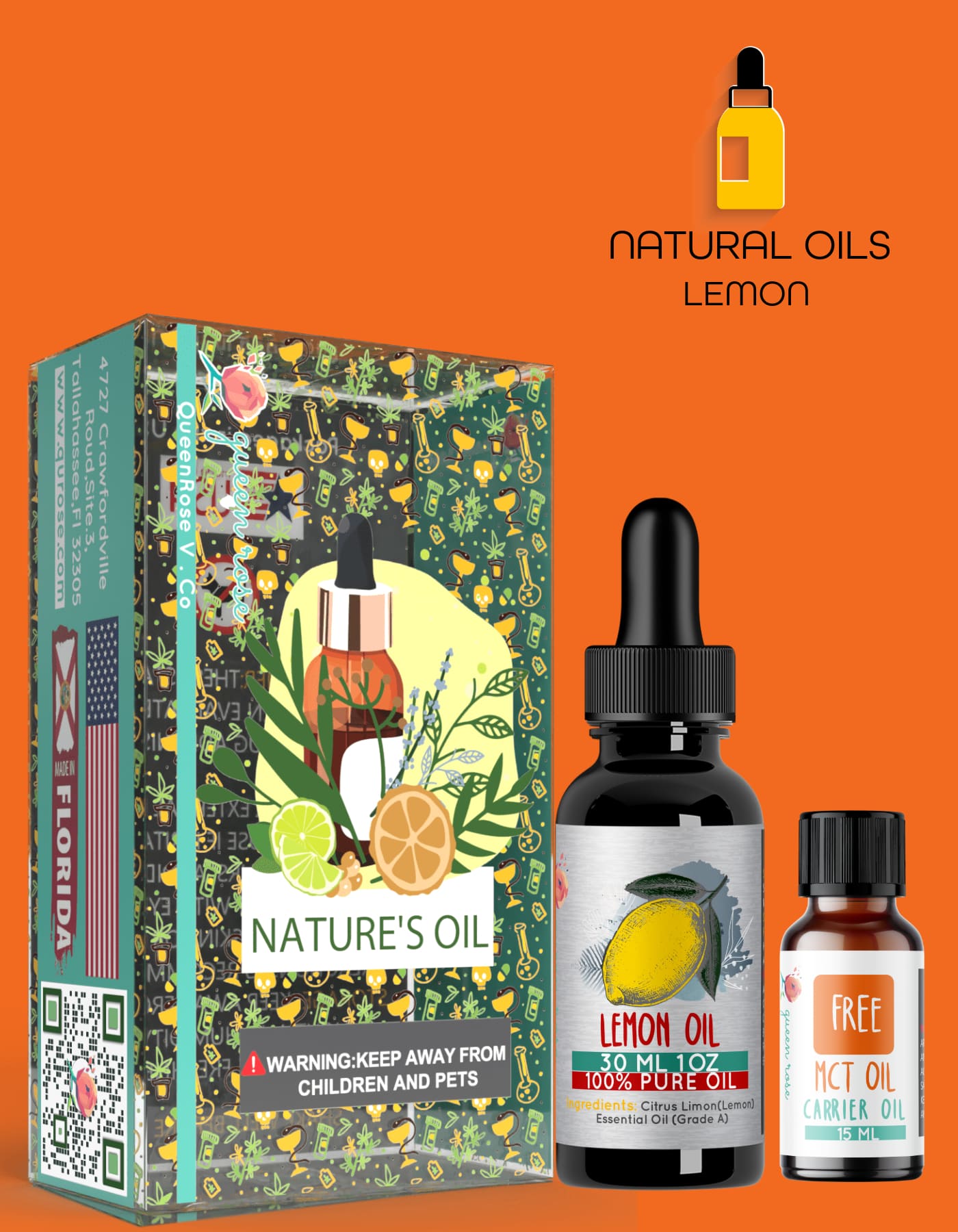 LEMON ESSENTIAL OIL  30 Ml  &  60 Ml