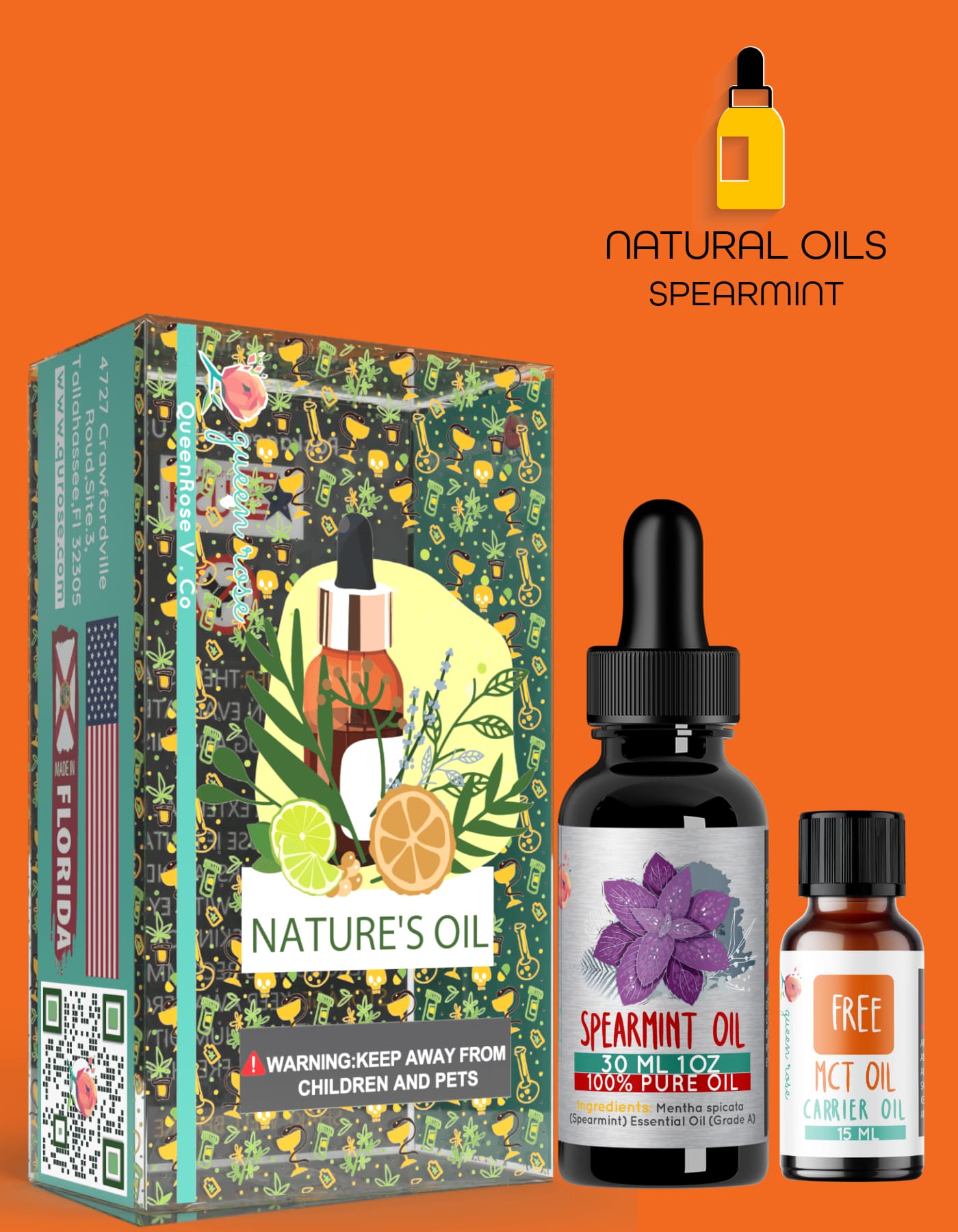 SPEARMINT  ESSENTIAL  OIL 30 ML & 60 ML
