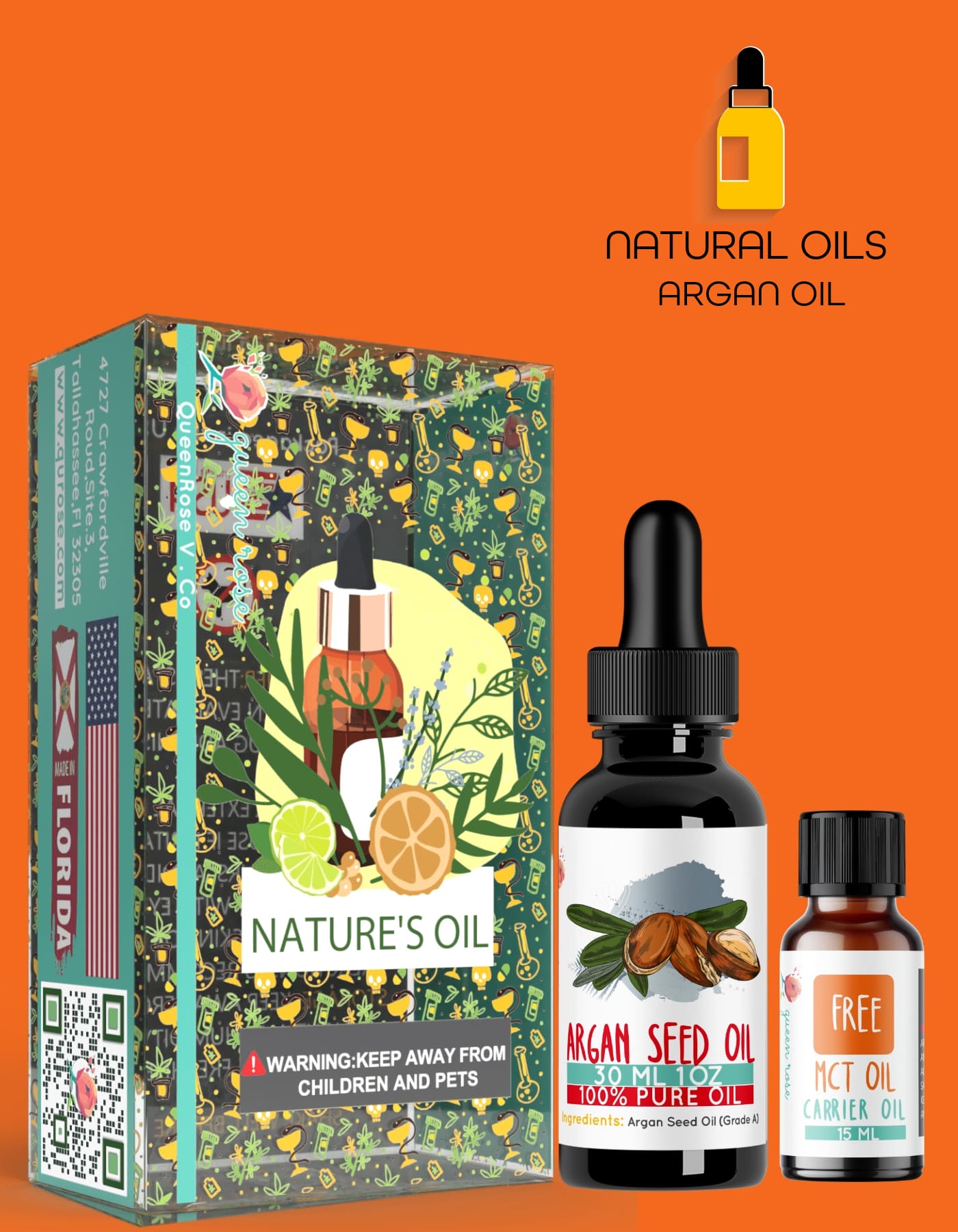 ARGAN ESSENTIAL  OIL 30 ML & 60 ML