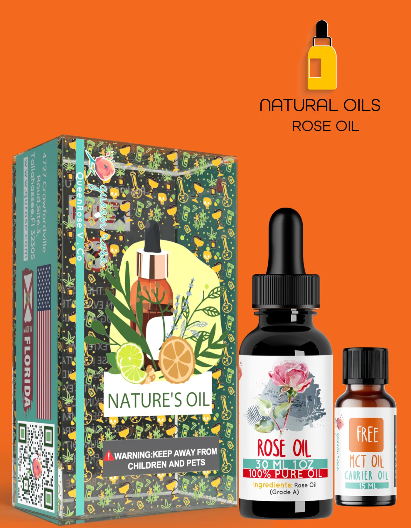 ROSE  ESSENTIAL  OIL 30 ML & 60 ML