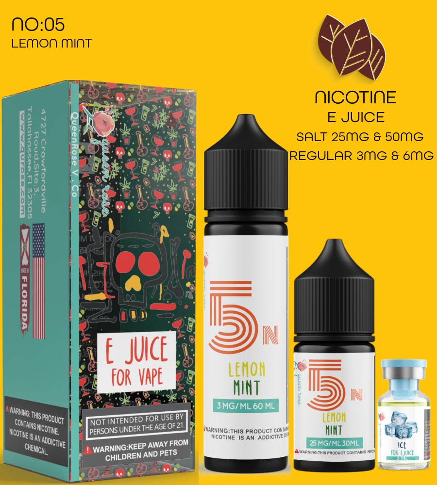 LEMON MINT E JUICE FOR VAPE NO:05