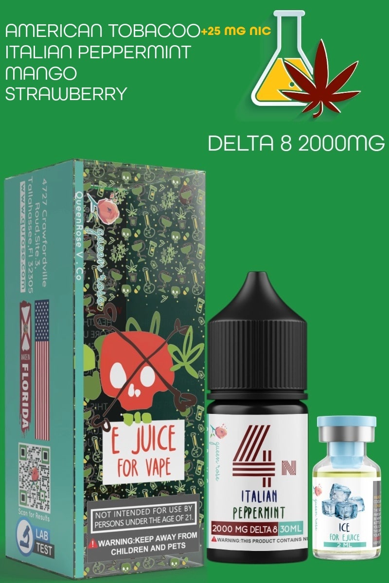 DELTA8 (2000 MG)    E JUICE FOR VAPE  30 ML