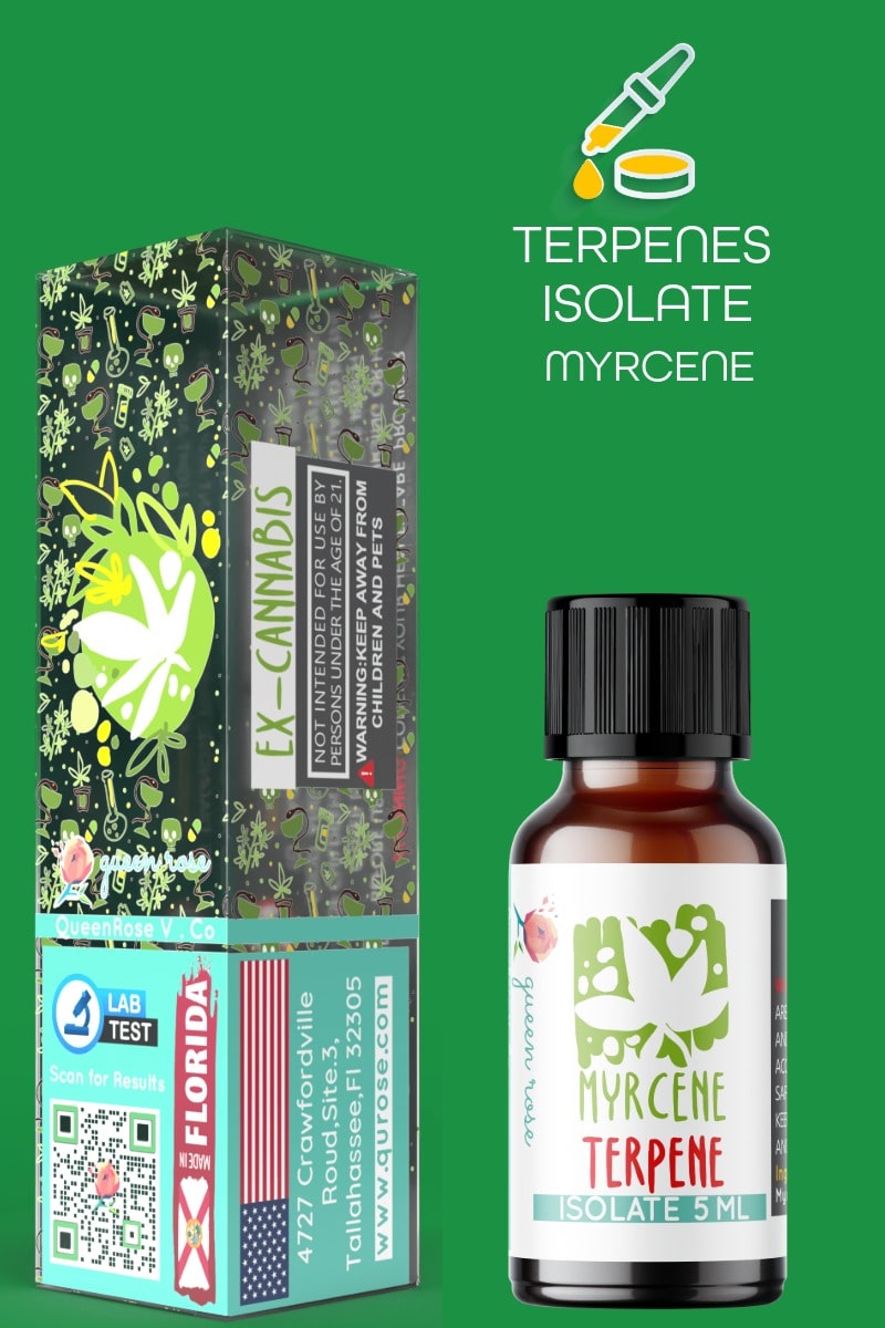 MYRCENE  ISOLATE  NATURAL TERPENE 5ML - 10 ML - 15ML