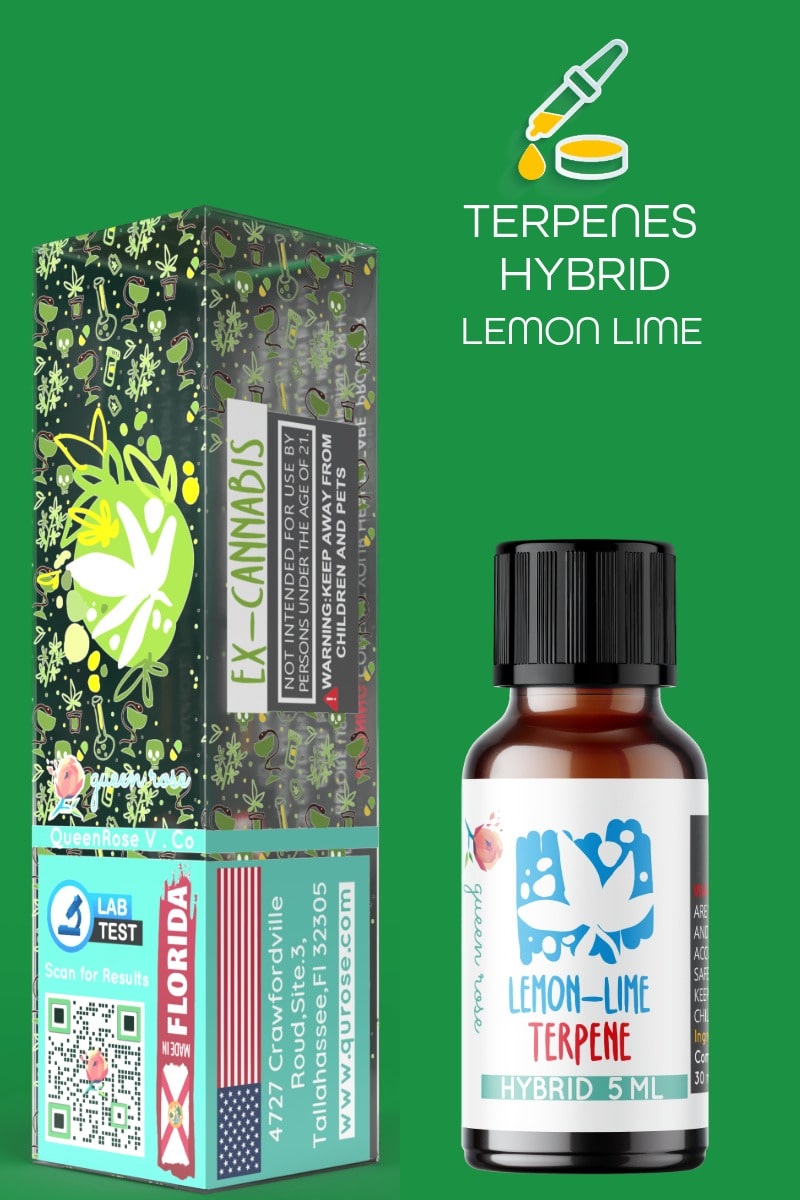 LEMON LIME HYBRID NATURAL TERPENES ( READY FOR MIXING ) 5ML - 10 ML - 15ML