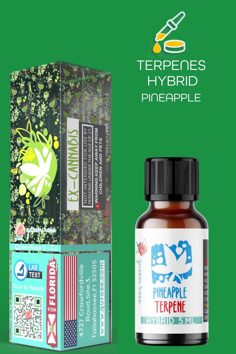 PINEAPPLE HYBRID NATURAL TERPENES ( READY FOR MIXING ) 5ML - 10 ML - 15ML