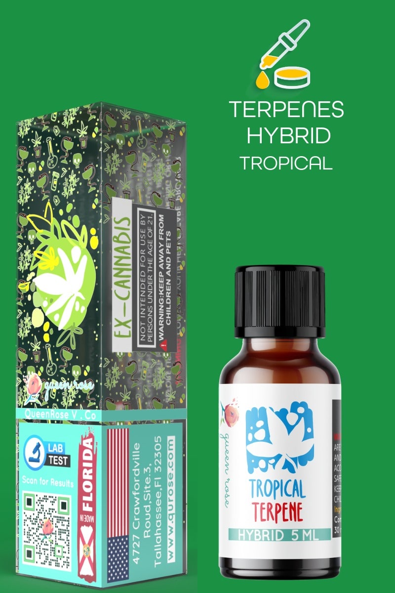 TROPICAL HYBRID NATURAL TERPENES ( READY FOR MIXING ) 5ML - 10 ML - 15ML