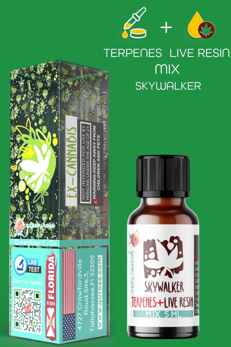 SKYWALKER MIX NATURAL TERPENES WITH LIVE RESIN ( READY FOR MIXING ) 5ML - 10 ML - 15ML
